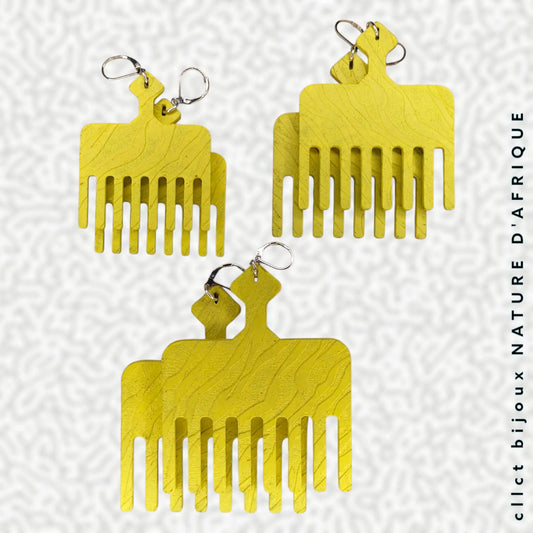 LE PEIGNE / Boucles d'oreilles OSO